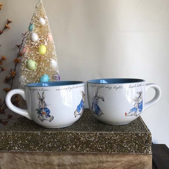 Beatrix Potter Other - Beatrix Potter Peter Rabbit Oversized Latte Mugs